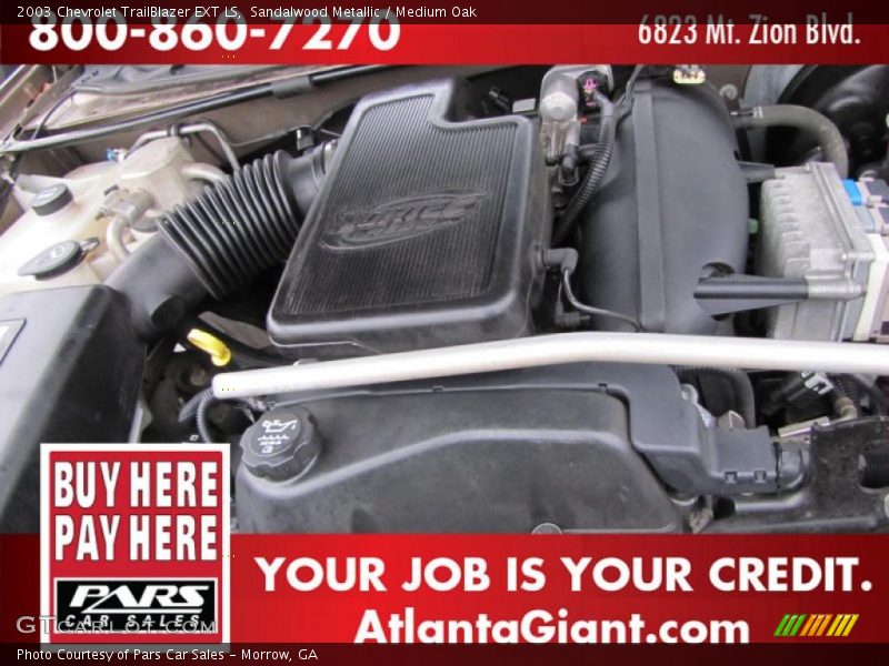 Sandalwood Metallic / Medium Oak 2003 Chevrolet TrailBlazer EXT LS
