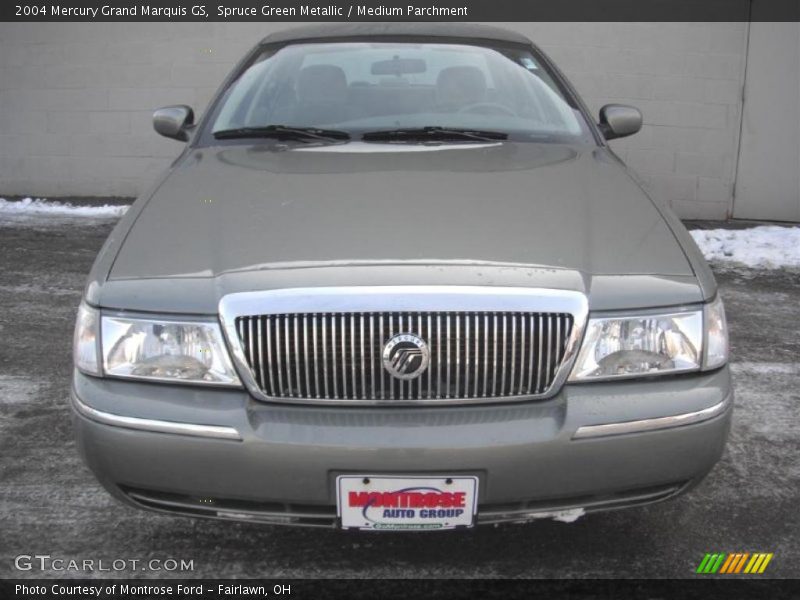 Spruce Green Metallic / Medium Parchment 2004 Mercury Grand Marquis GS