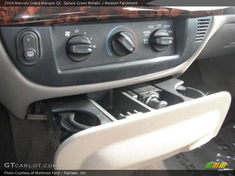 Spruce Green Metallic / Medium Parchment 2004 Mercury Grand Marquis GS