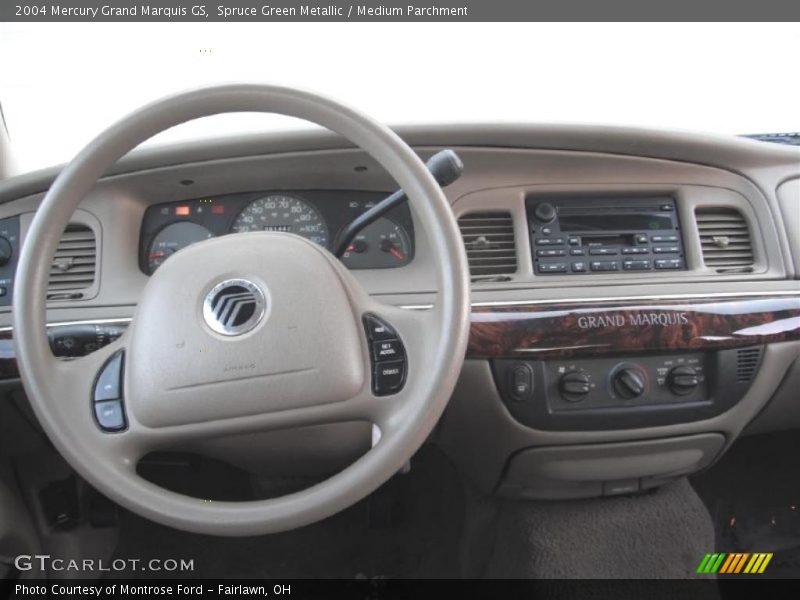 Spruce Green Metallic / Medium Parchment 2004 Mercury Grand Marquis GS