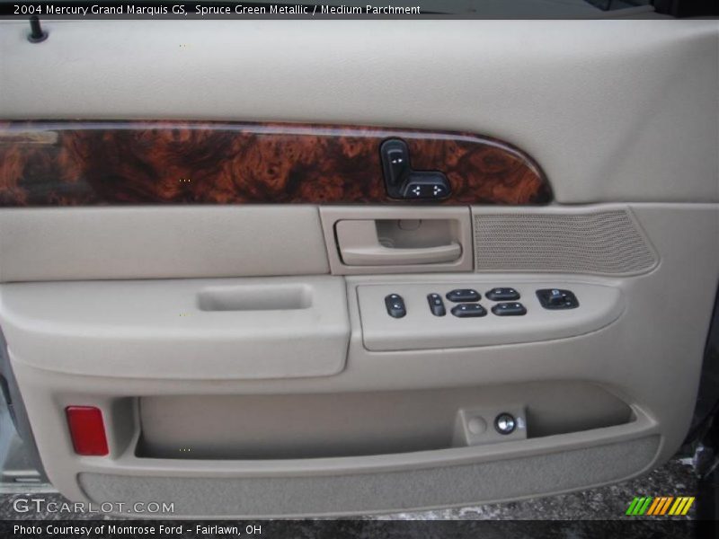 Spruce Green Metallic / Medium Parchment 2004 Mercury Grand Marquis GS