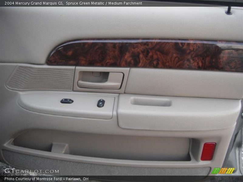 Spruce Green Metallic / Medium Parchment 2004 Mercury Grand Marquis GS