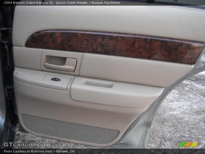 Spruce Green Metallic / Medium Parchment 2004 Mercury Grand Marquis GS