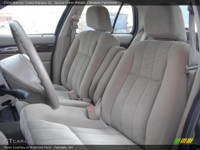 Spruce Green Metallic / Medium Parchment 2004 Mercury Grand Marquis GS