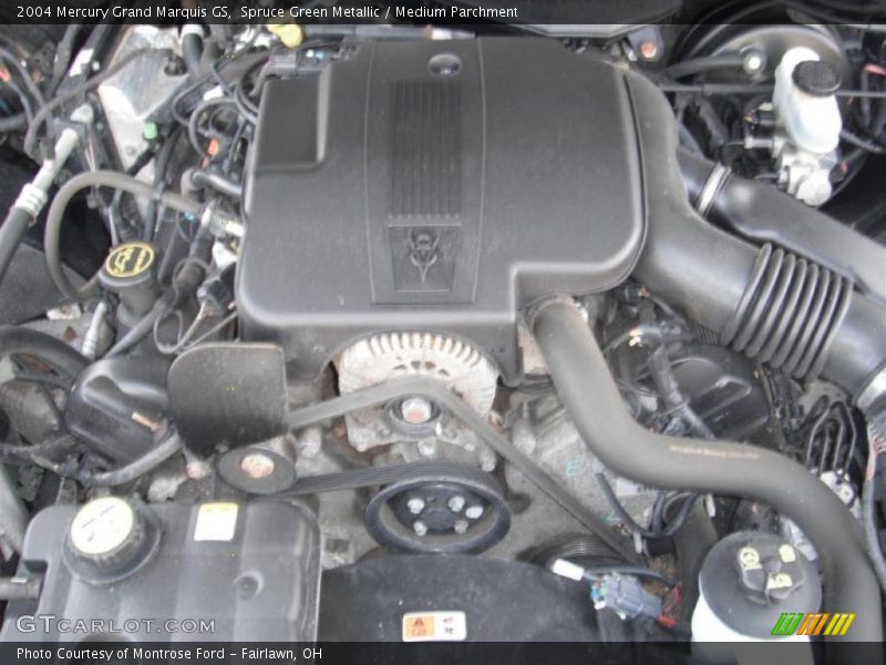 Spruce Green Metallic / Medium Parchment 2004 Mercury Grand Marquis GS