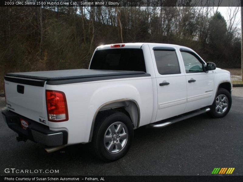 Summit White / Ebony 2009 GMC Sierra 1500 Hybrid Crew Cab