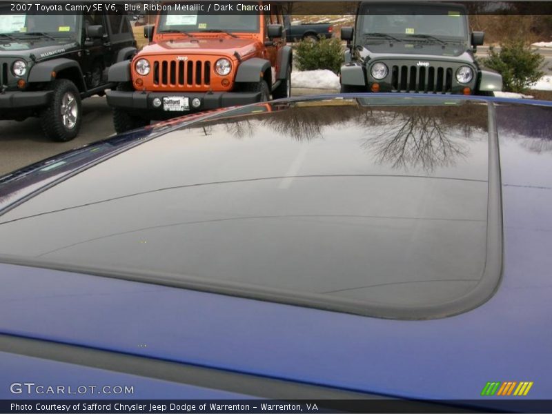 Blue Ribbon Metallic / Dark Charcoal 2007 Toyota Camry SE V6
