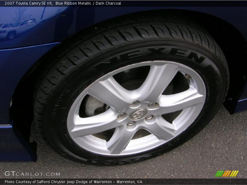 Blue Ribbon Metallic / Dark Charcoal 2007 Toyota Camry SE V6