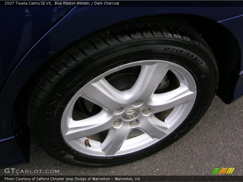 Blue Ribbon Metallic / Dark Charcoal 2007 Toyota Camry SE V6