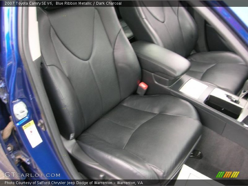 Blue Ribbon Metallic / Dark Charcoal 2007 Toyota Camry SE V6