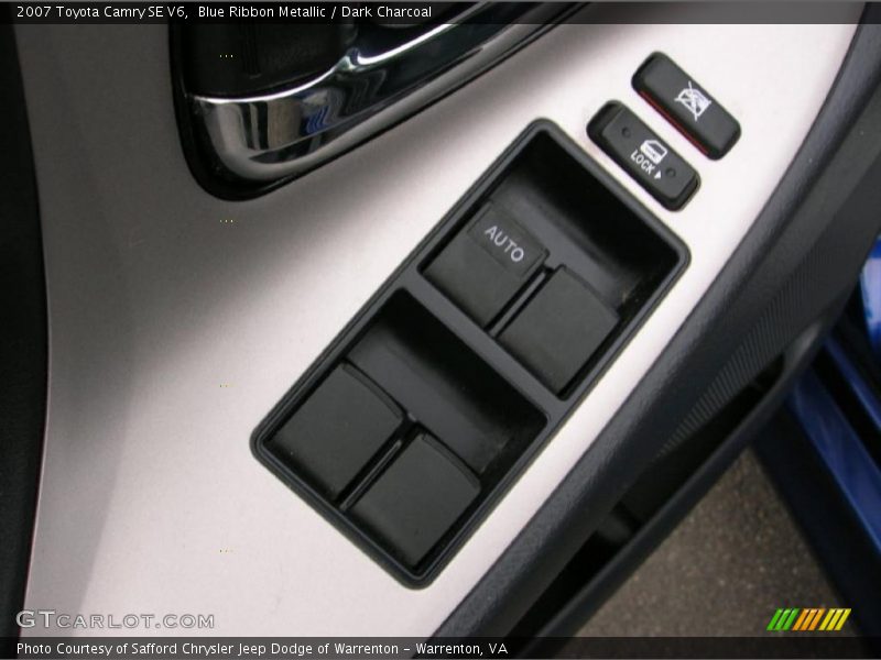 Blue Ribbon Metallic / Dark Charcoal 2007 Toyota Camry SE V6