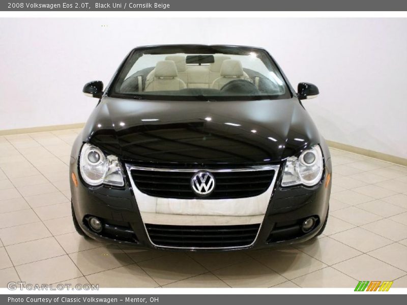 Black Uni / Cornsilk Beige 2008 Volkswagen Eos 2.0T