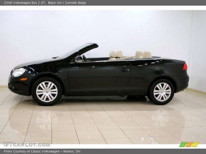 Black Uni / Cornsilk Beige 2008 Volkswagen Eos 2.0T