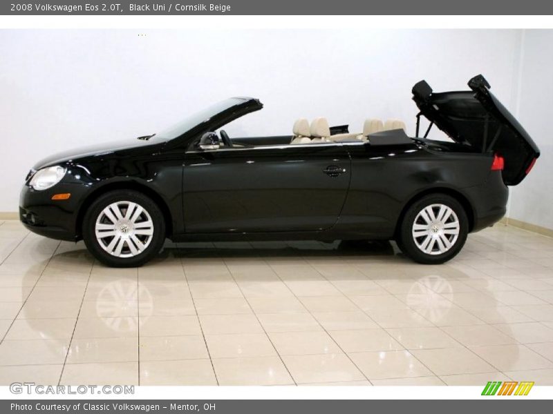 Black Uni / Cornsilk Beige 2008 Volkswagen Eos 2.0T