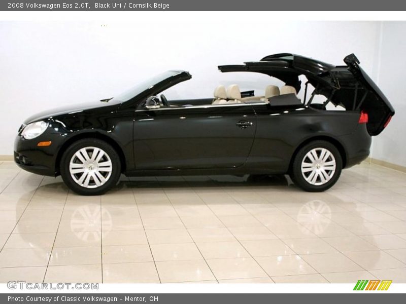 Black Uni / Cornsilk Beige 2008 Volkswagen Eos 2.0T