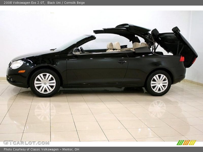 Black Uni / Cornsilk Beige 2008 Volkswagen Eos 2.0T