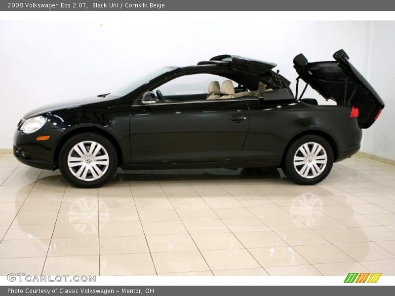 Black Uni / Cornsilk Beige 2008 Volkswagen Eos 2.0T