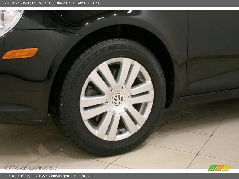 Black Uni / Cornsilk Beige 2008 Volkswagen Eos 2.0T