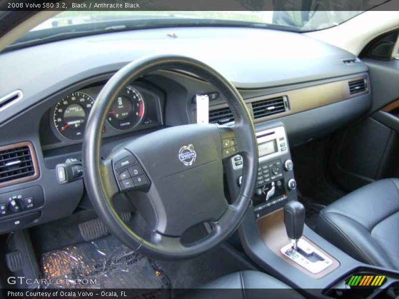 Black / Anthracite Black 2008 Volvo S80 3.2