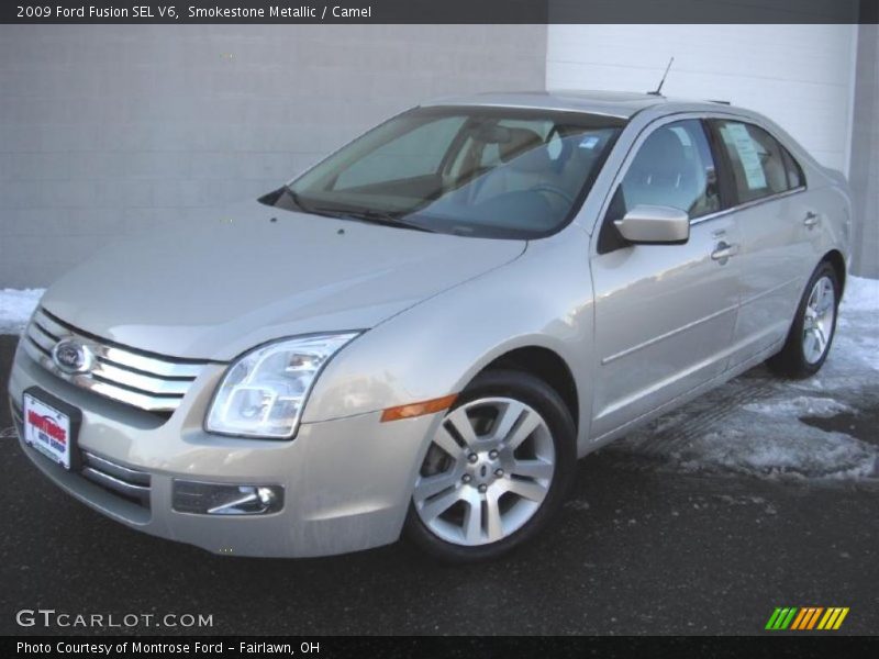 Smokestone Metallic / Camel 2009 Ford Fusion SEL V6