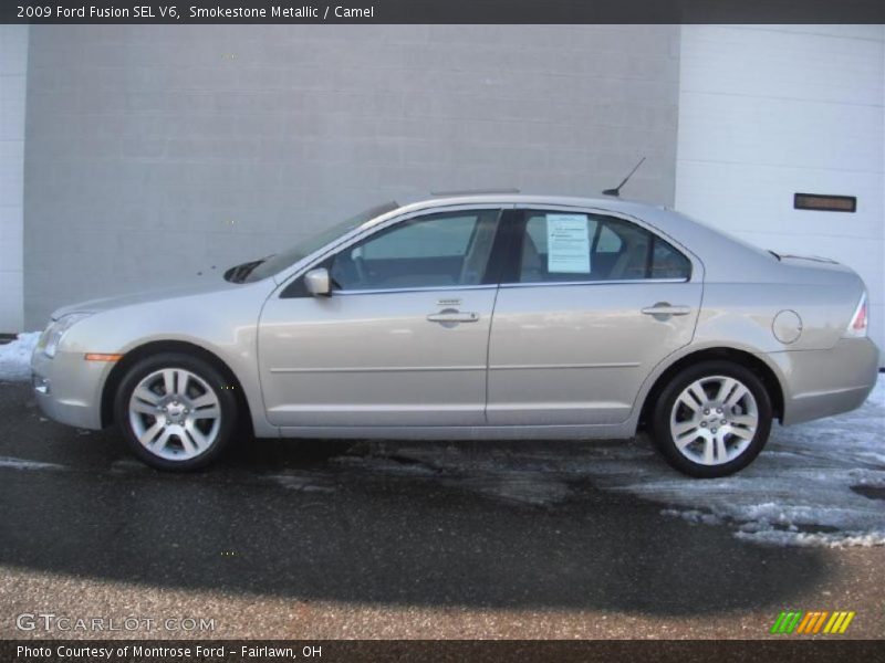 Smokestone Metallic / Camel 2009 Ford Fusion SEL V6