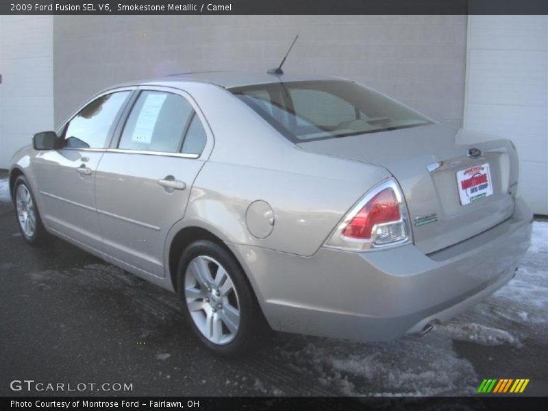 Smokestone Metallic / Camel 2009 Ford Fusion SEL V6