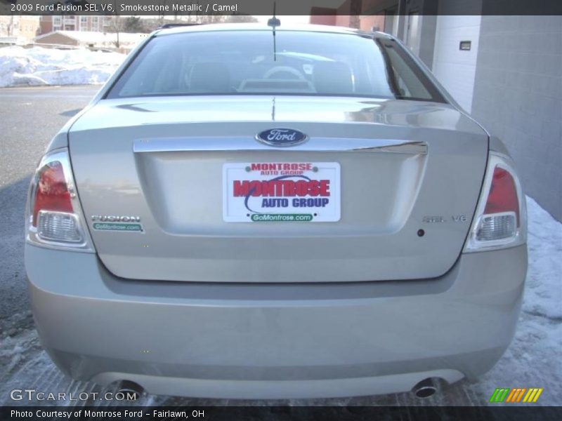 Smokestone Metallic / Camel 2009 Ford Fusion SEL V6