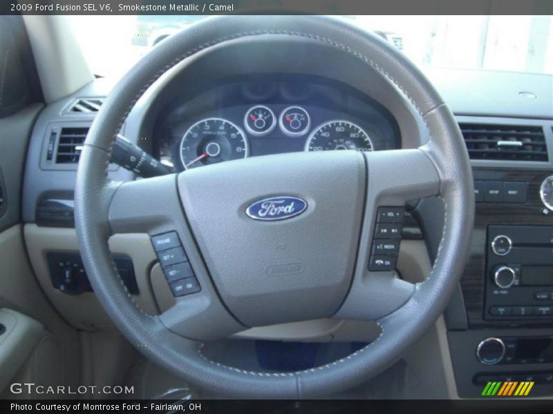 Smokestone Metallic / Camel 2009 Ford Fusion SEL V6