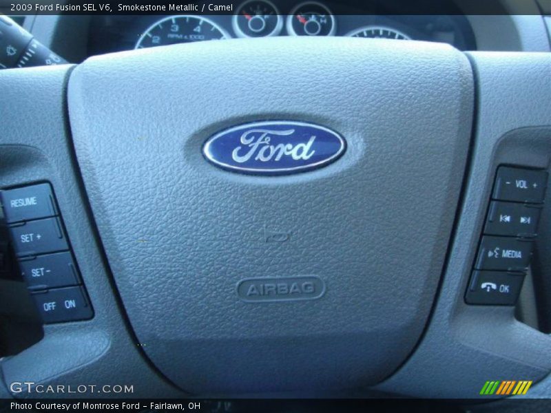 Smokestone Metallic / Camel 2009 Ford Fusion SEL V6