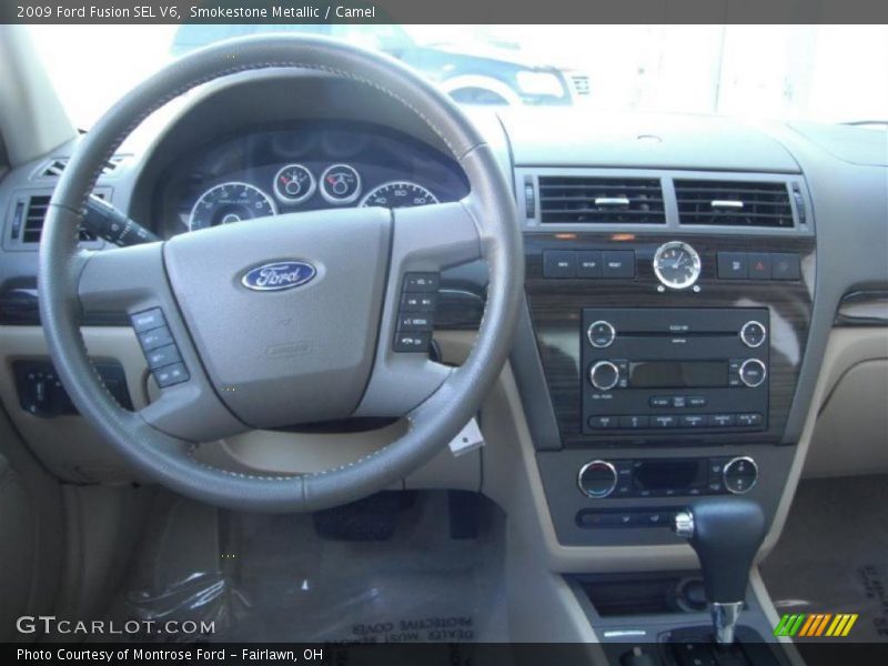 Smokestone Metallic / Camel 2009 Ford Fusion SEL V6