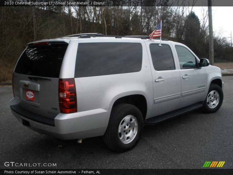 Sheer Silver Metallic / Ebony 2010 Chevrolet Suburban LT