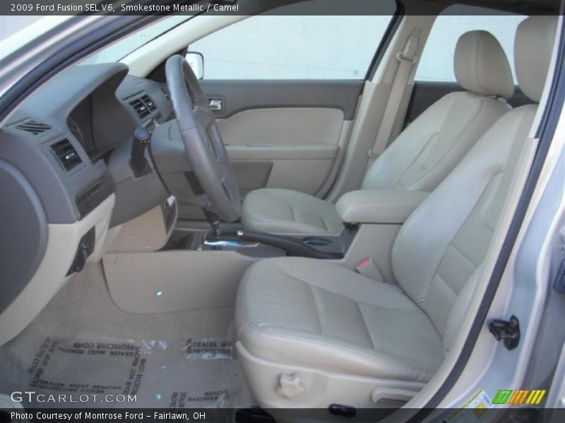 Smokestone Metallic / Camel 2009 Ford Fusion SEL V6
