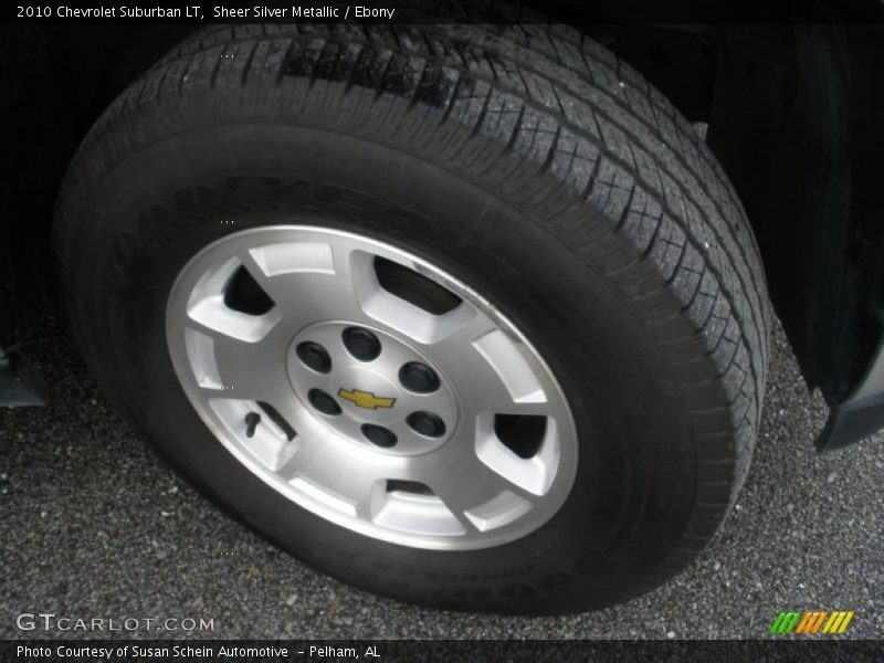 Sheer Silver Metallic / Ebony 2010 Chevrolet Suburban LT