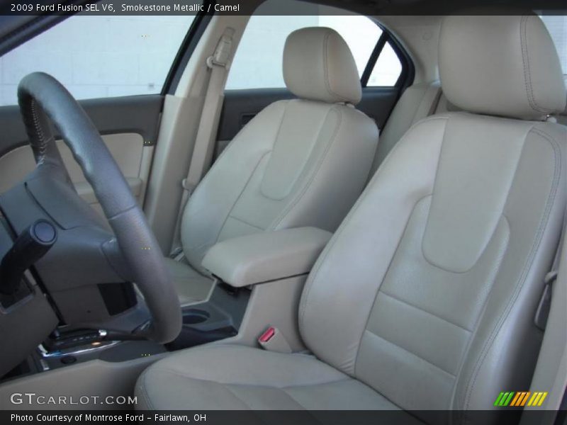 Smokestone Metallic / Camel 2009 Ford Fusion SEL V6