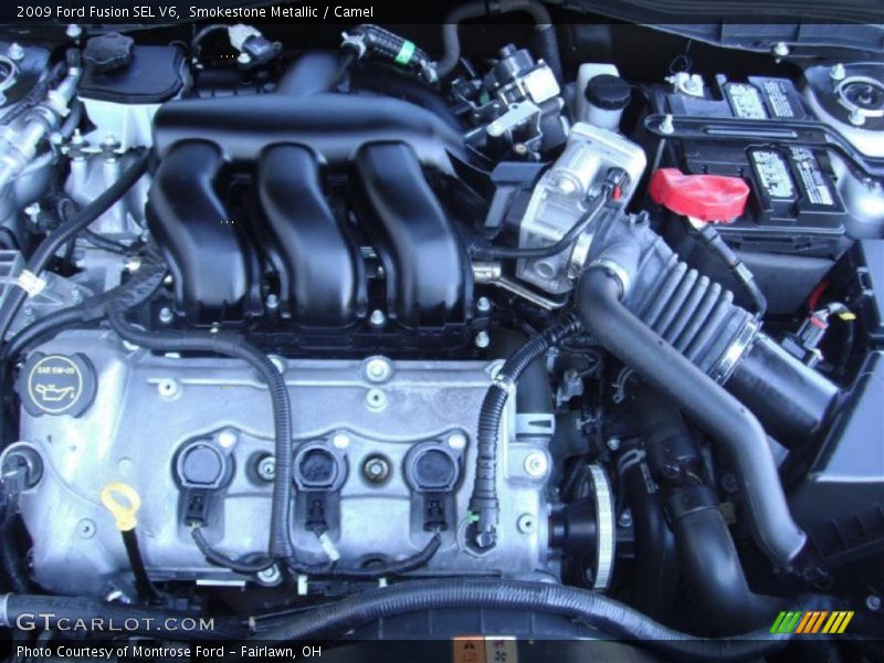 Smokestone Metallic / Camel 2009 Ford Fusion SEL V6