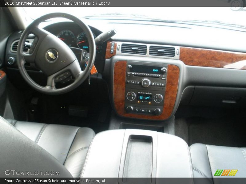Sheer Silver Metallic / Ebony 2010 Chevrolet Suburban LT