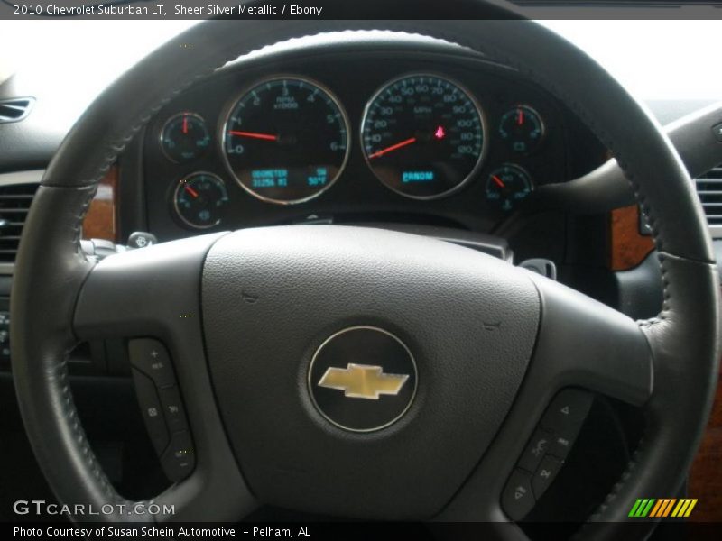 Sheer Silver Metallic / Ebony 2010 Chevrolet Suburban LT