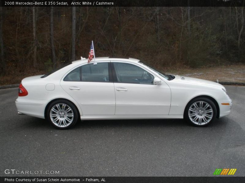 Arctic White / Cashmere 2008 Mercedes-Benz E 350 Sedan