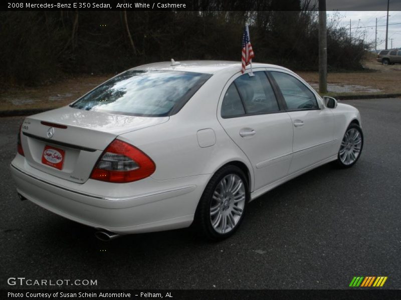 Arctic White / Cashmere 2008 Mercedes-Benz E 350 Sedan