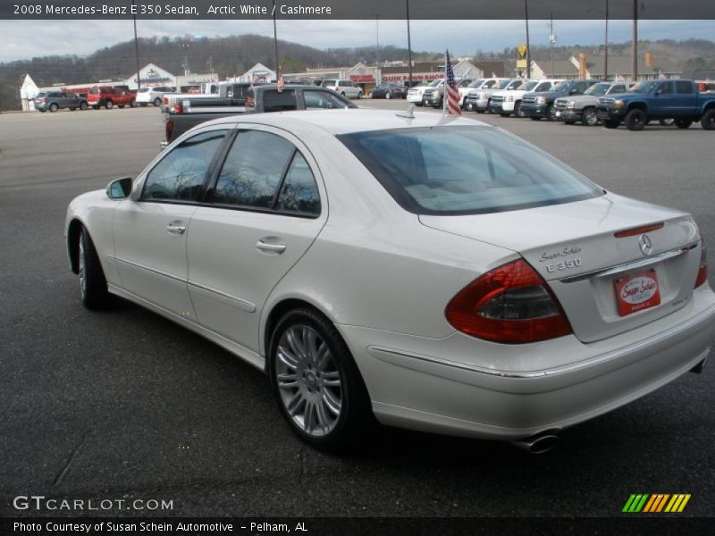 Arctic White / Cashmere 2008 Mercedes-Benz E 350 Sedan