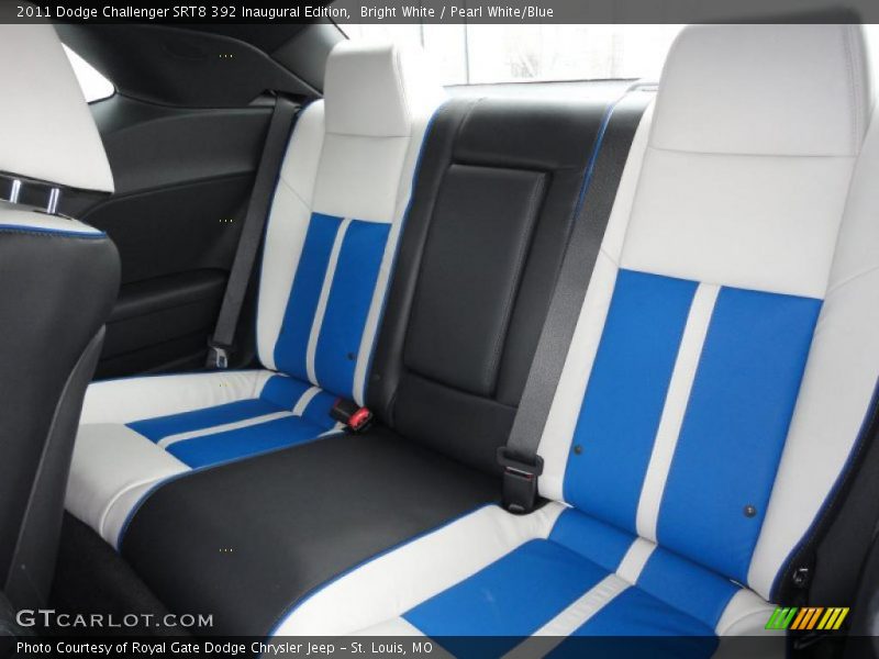  2011 Challenger SRT8 392 Inaugural Edition Pearl White/Blue Interior