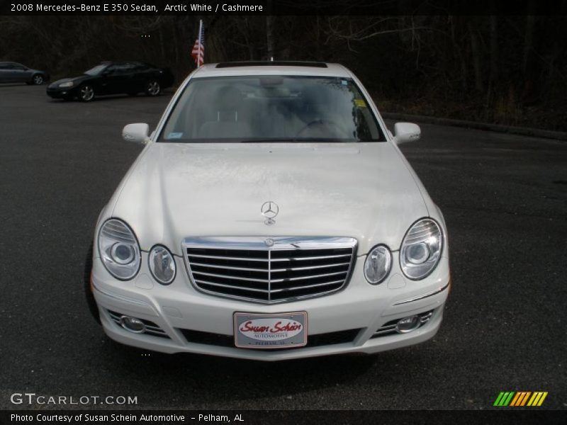 Arctic White / Cashmere 2008 Mercedes-Benz E 350 Sedan
