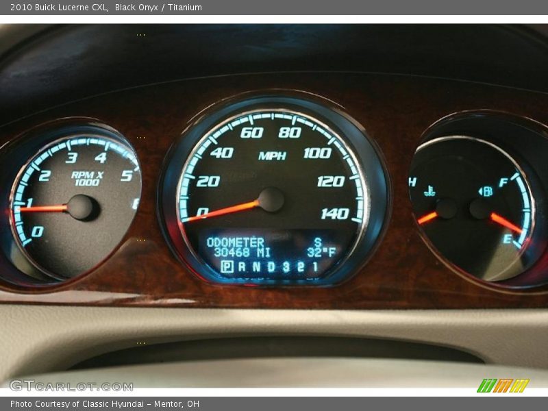  2010 Lucerne CXL CXL Gauges