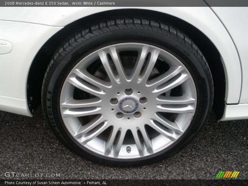 Arctic White / Cashmere 2008 Mercedes-Benz E 350 Sedan