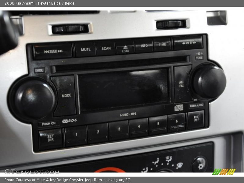 Pewter Beige / Beige 2008 Kia Amanti