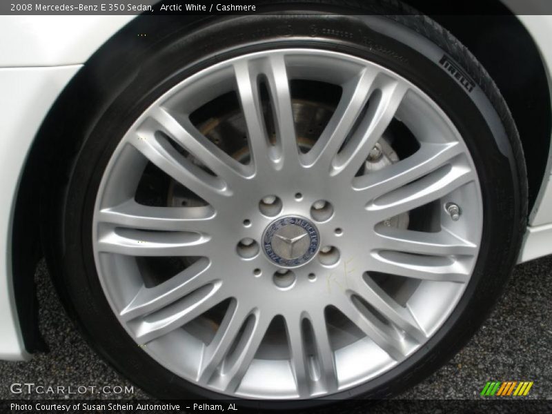 Arctic White / Cashmere 2008 Mercedes-Benz E 350 Sedan