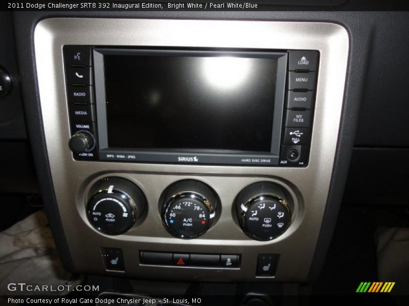Controls of 2011 Challenger SRT8 392 Inaugural Edition