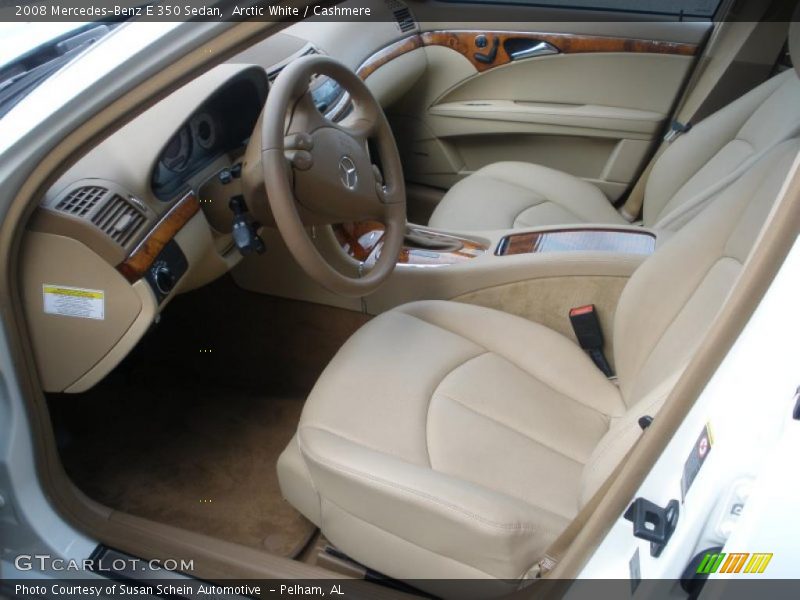 Arctic White / Cashmere 2008 Mercedes-Benz E 350 Sedan