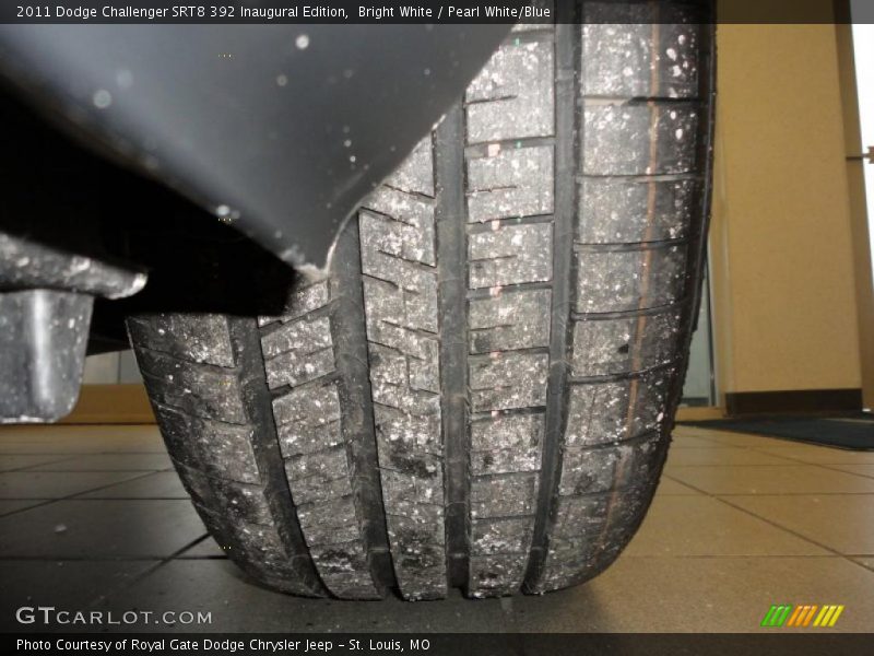 Bright White / Pearl White/Blue 2011 Dodge Challenger SRT8 392 Inaugural Edition