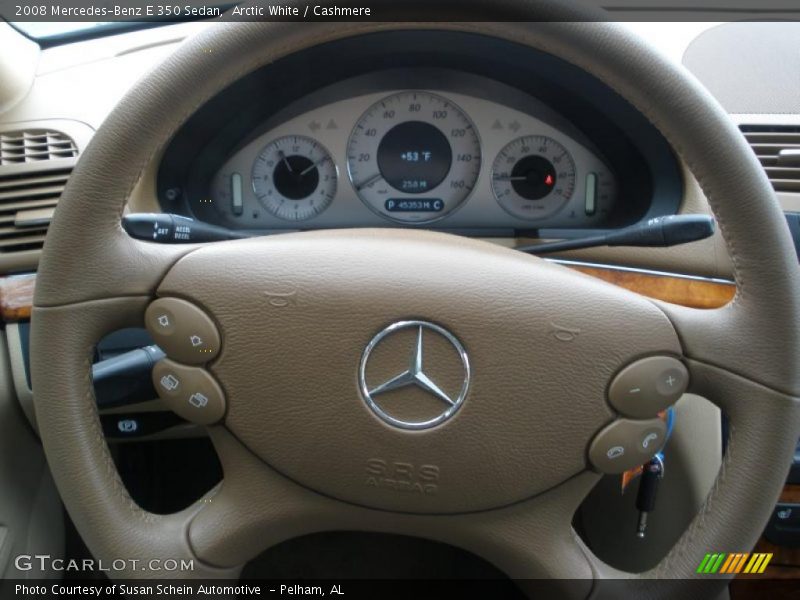 Arctic White / Cashmere 2008 Mercedes-Benz E 350 Sedan